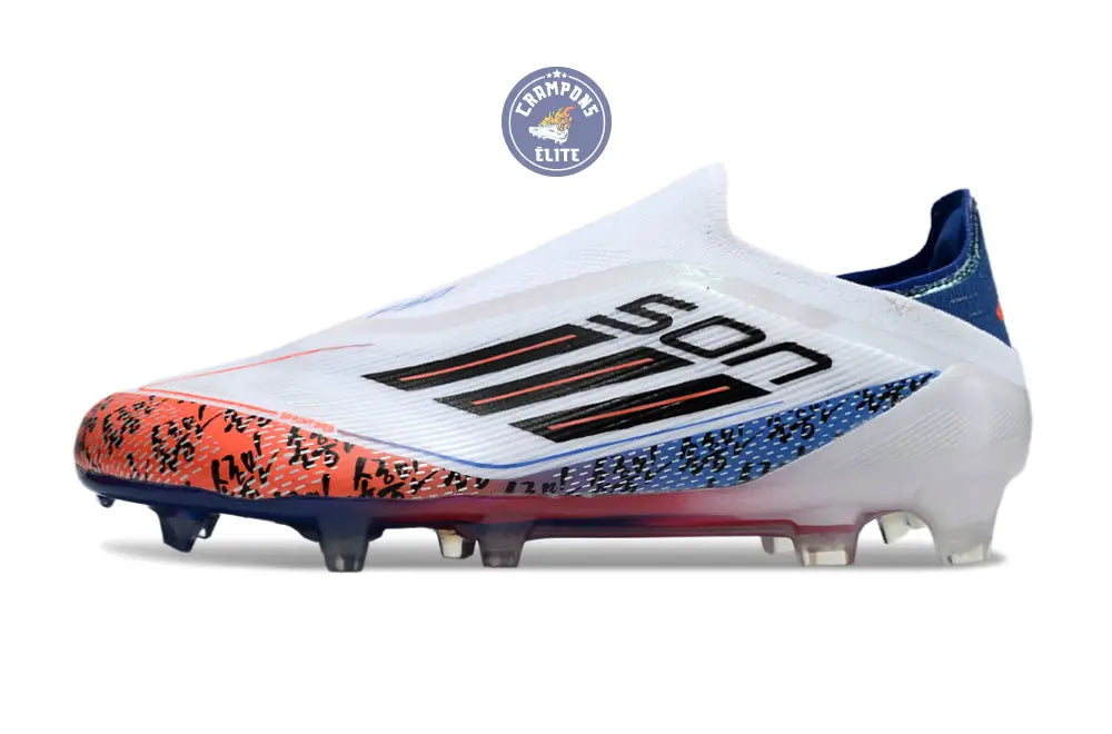Image of F50 Elite Laceless FG x Heung Min Son - Blanc/Bleu/Rouge