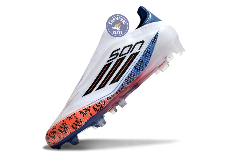 Image of F50 Elite Laceless FG x Heung Min Son - Blanc/Bleu/Rouge