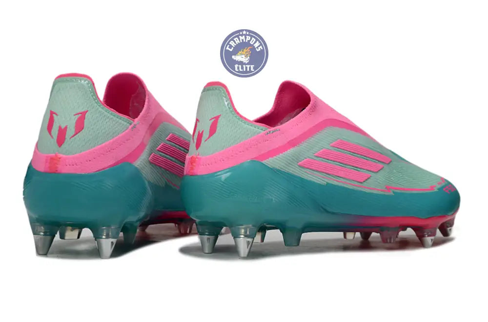 Image of F50 Elite Laceless SG - Bleu Turquoise/Bleu/Rose