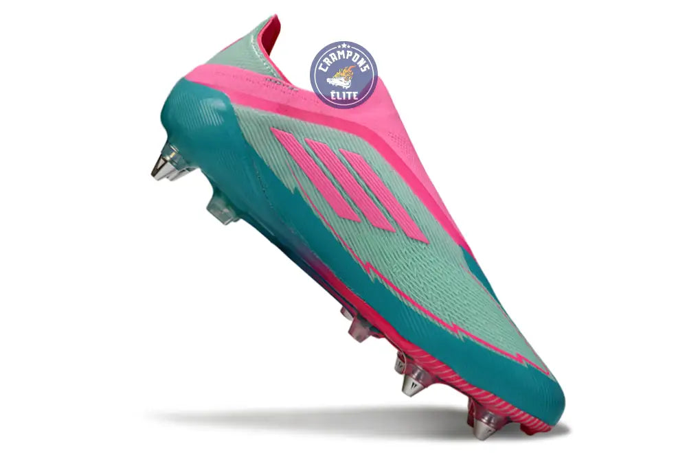 Image of F50 Elite Laceless SG - Bleu Turquoise/Bleu/Rose