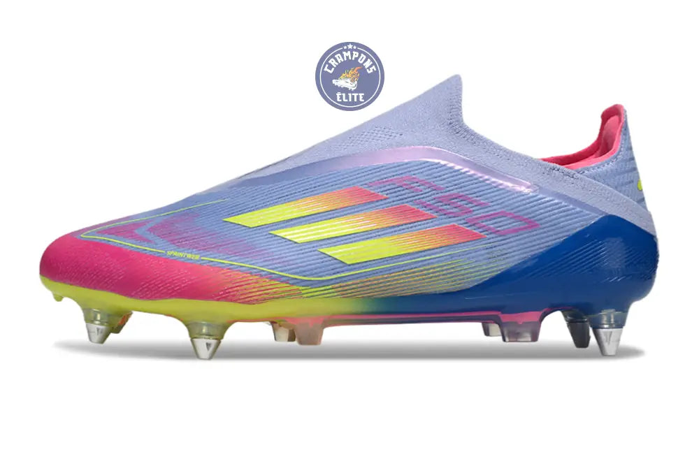 Image of F50 Elite Laceless SG Celestial Victory - Blue Fusion/Vert/Rose