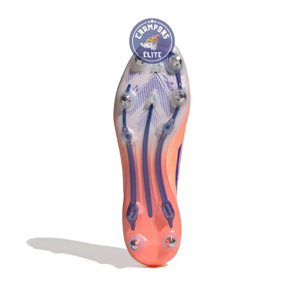 F50 Elite Laceless SG Coral Blaze - Orange/Bleu SG