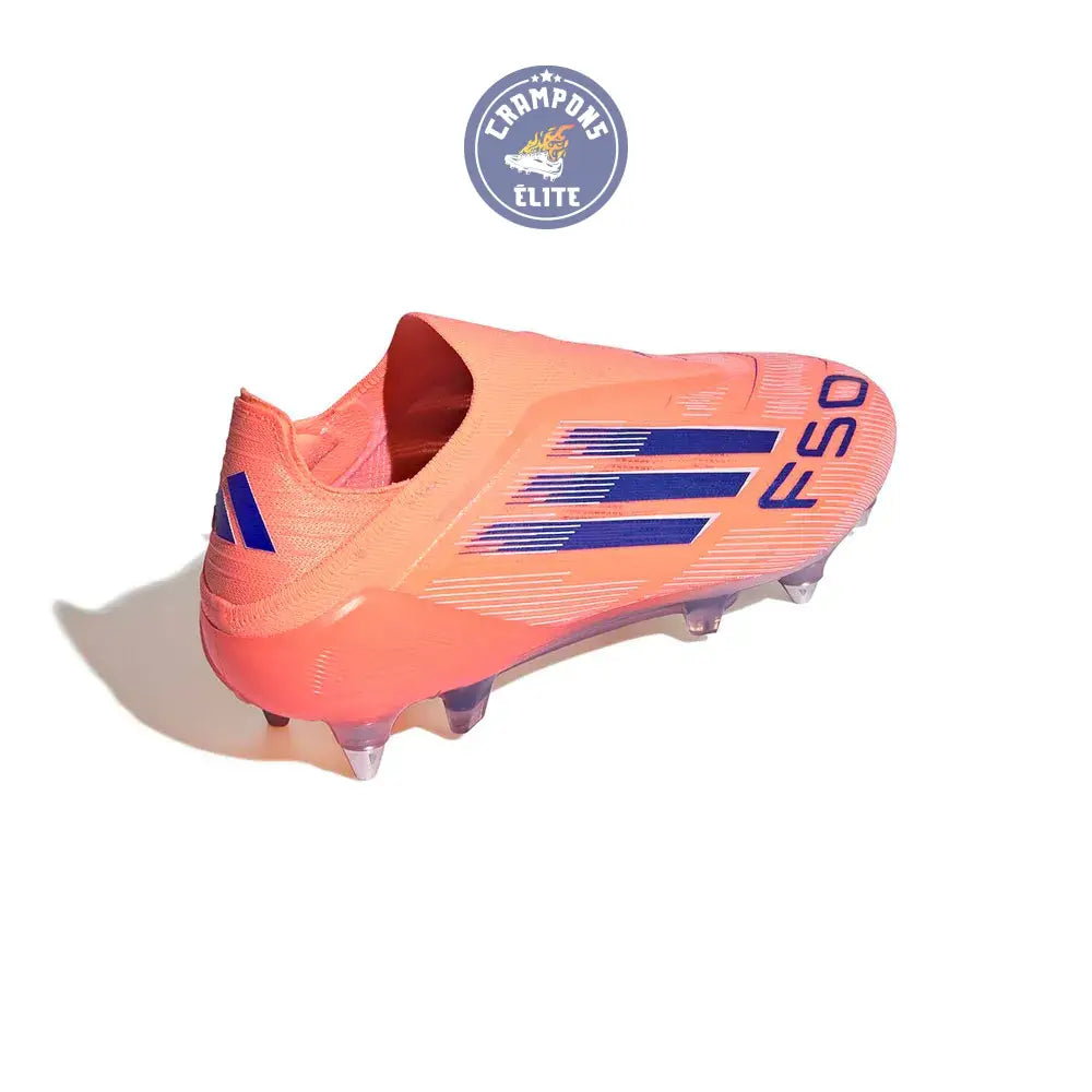 F50 Elite Laceless SG Coral Blaze - Orange/Bleu SG