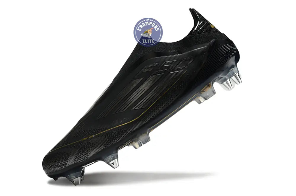 F50 Elite Laceless SG Dark Spark - Noir/Argenté/Doré