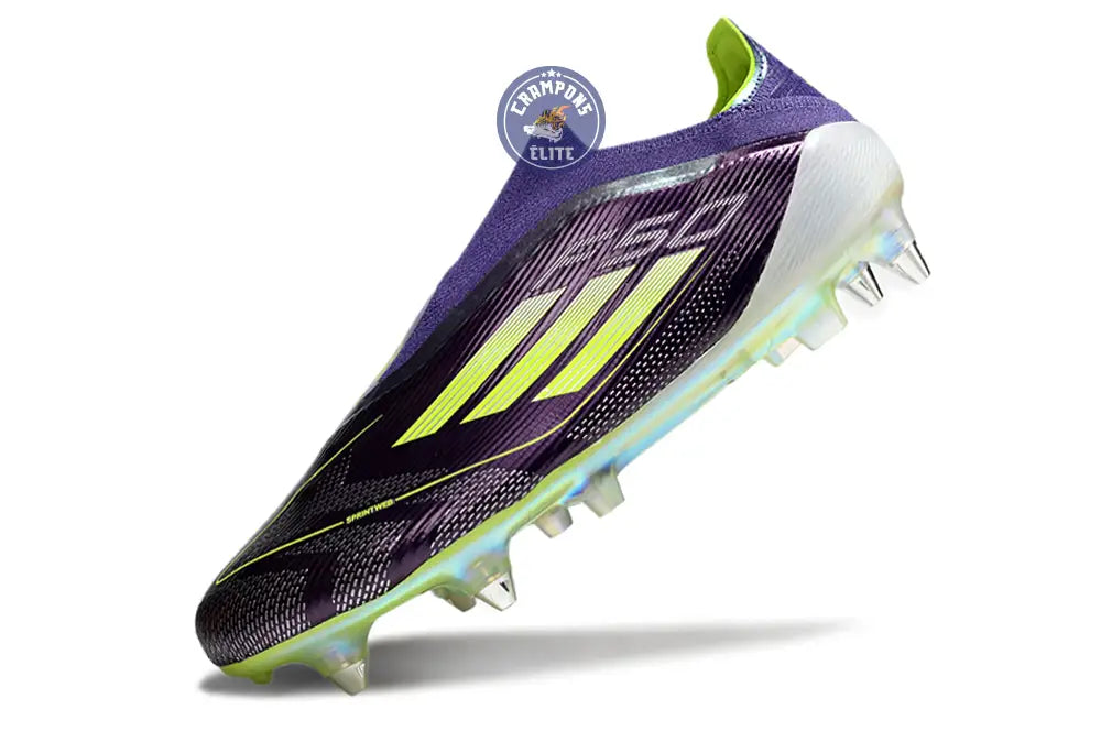 Image of F50 Elite Laceless SG Fast Reborn - Violet/Blanc/Lucid Lemon ÉDITION LIMITÉE