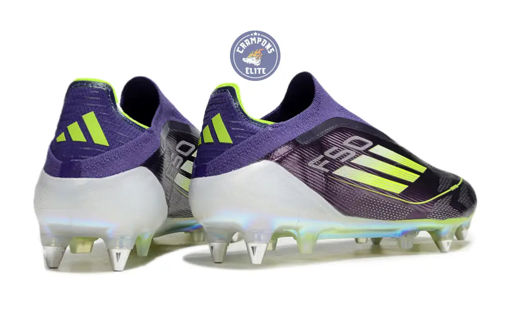 Image of F50 Elite Laceless SG Fast Reborn - Violet/Blanc/Lucid Lemon ÉDITION LIMITÉE