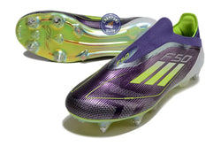 Image of F50 Elite Laceless SG Fast Reborn - Violet/Blanc/Lucid Lemon ÉDITION LIMITÉE