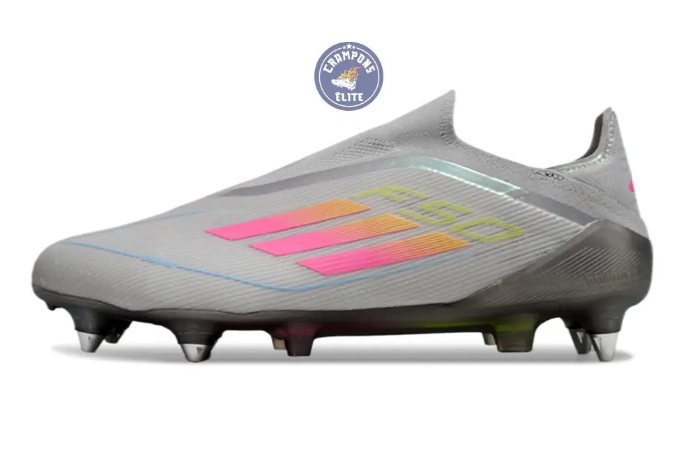 Image of F50 Elite Laceless SG - Gris/Multicolor