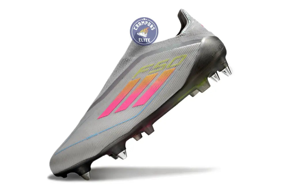 Image of F50 Elite Laceless SG - Gris/Multicolor