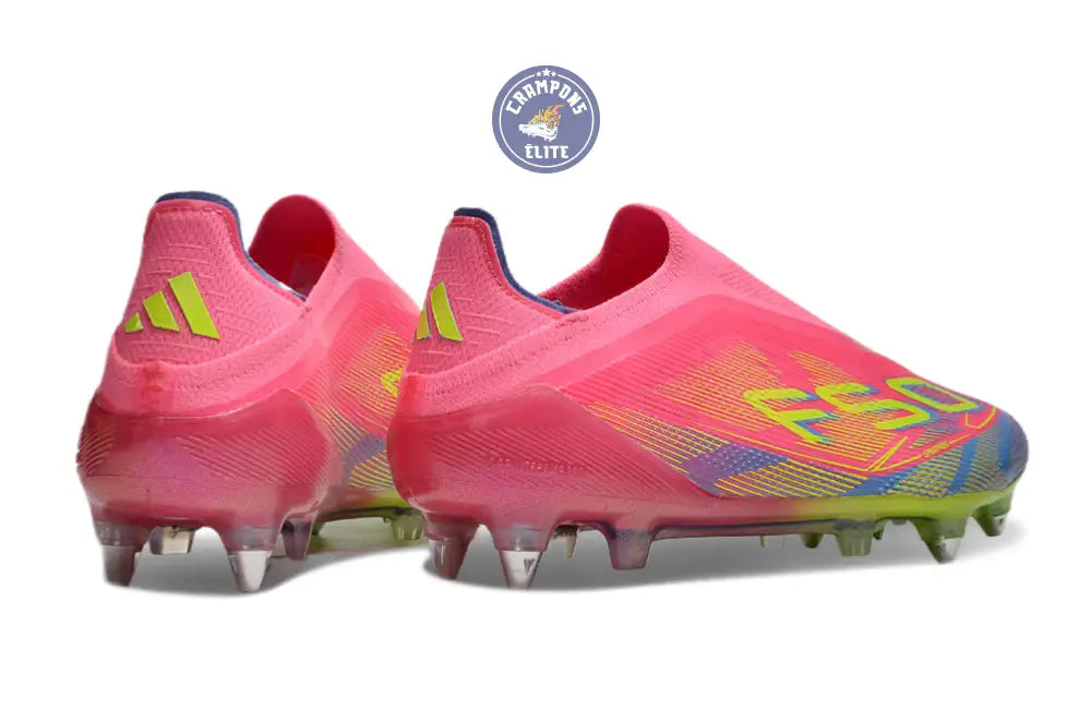 Image of F50 Elite Laceless SG Mystic Victory - Rose/Vert/Blue Fusion