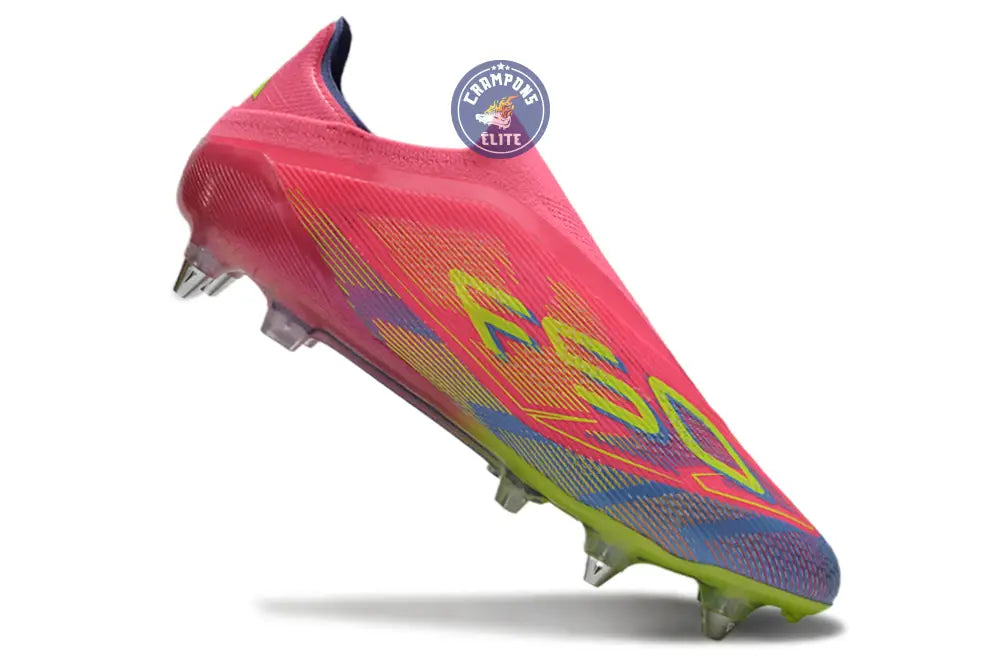 Image of F50 Elite Laceless SG Mystic Victory - Rose/Vert/Blue Fusion