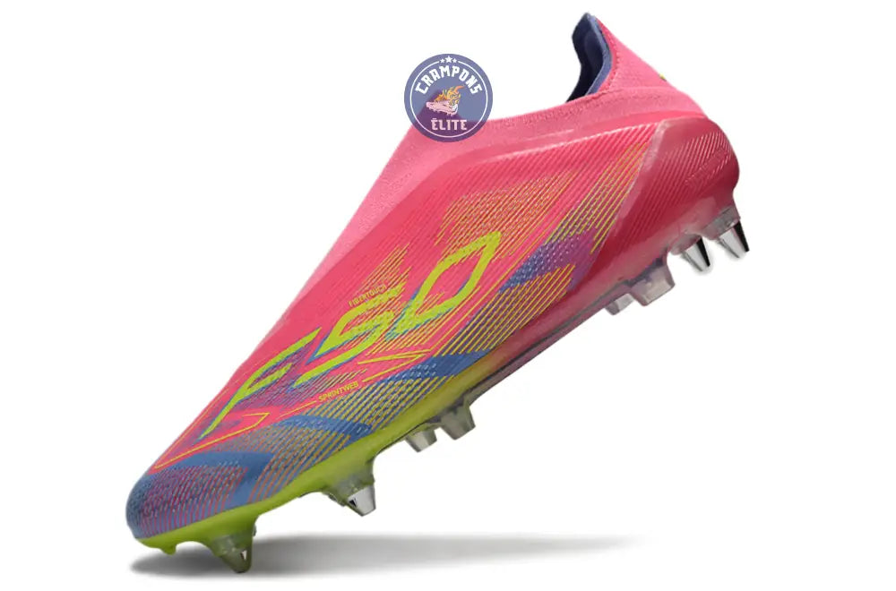 Image of F50 Elite Laceless SG Mystic Victory - Rose/Vert/Blue Fusion