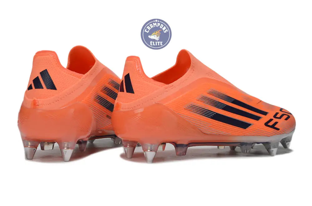 F50 Elite Laceless SG - Orange/Noir