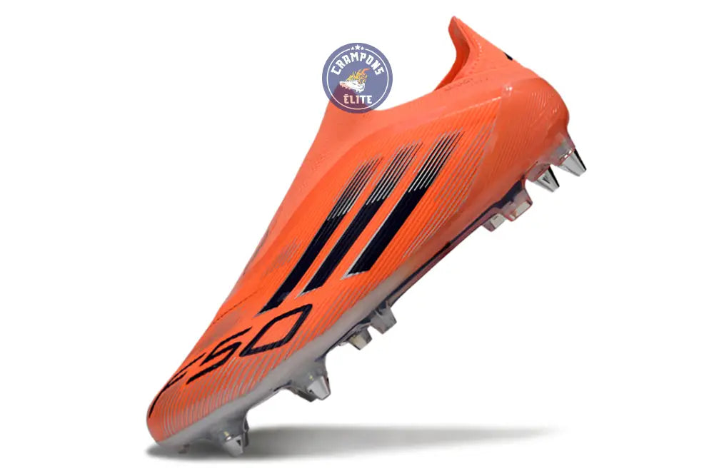 F50 Elite Laceless SG - Orange/Noir