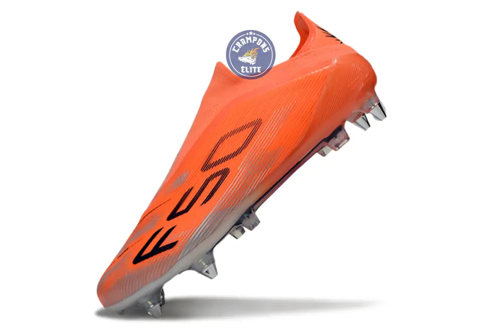 F50 Elite Laceless SG - Orange/Noir/Gris