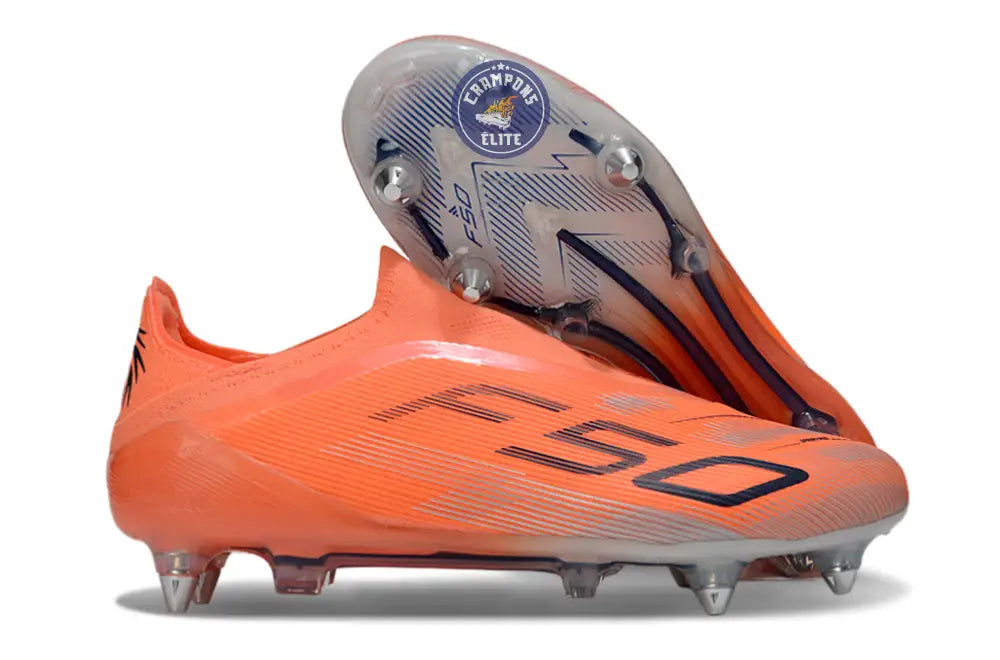 Image of F50 Elite Laceless SG - Orange/Noir/Gris