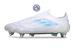 Image of F50 Elite Laceless SG Polar Victory - Blanc/Argenté/Bleu