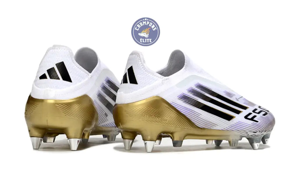 F50 Elite Laceless SG Road to Glory - Blanc/Noir/Doré
