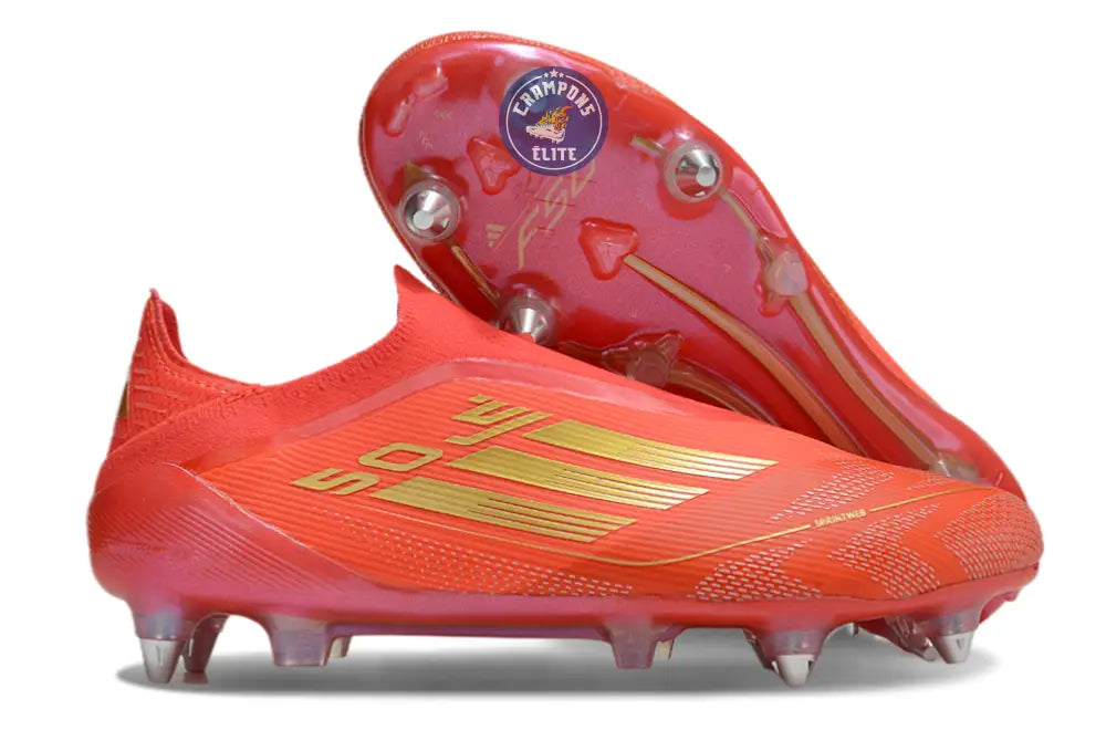 Image of F50 Elite Laceless SG Two Horizons - Rouge/Doré/Rouge ÉDITION LIMITÉE