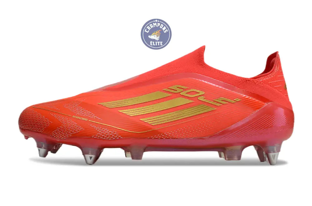 F50 Elite Laceless SG Two Horizons - Rouge/Doré/Rouge ÉDITION LIMITÉE