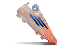 Image of F50 Elite Lacets FG - Beige/Orange/Bleu