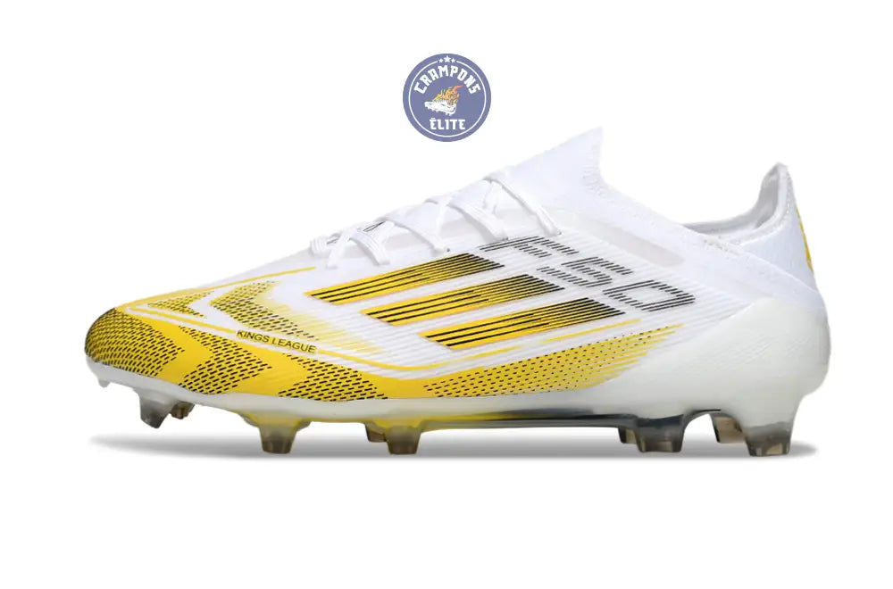 Image of F50 Elite Lacets FG - Blanc/Jaune/Noir
