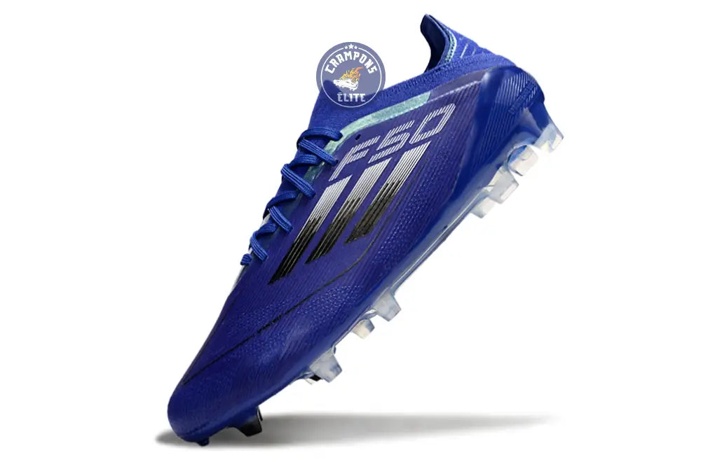 F50 Elite Lacets FG - Bleu/Noir/Argenté