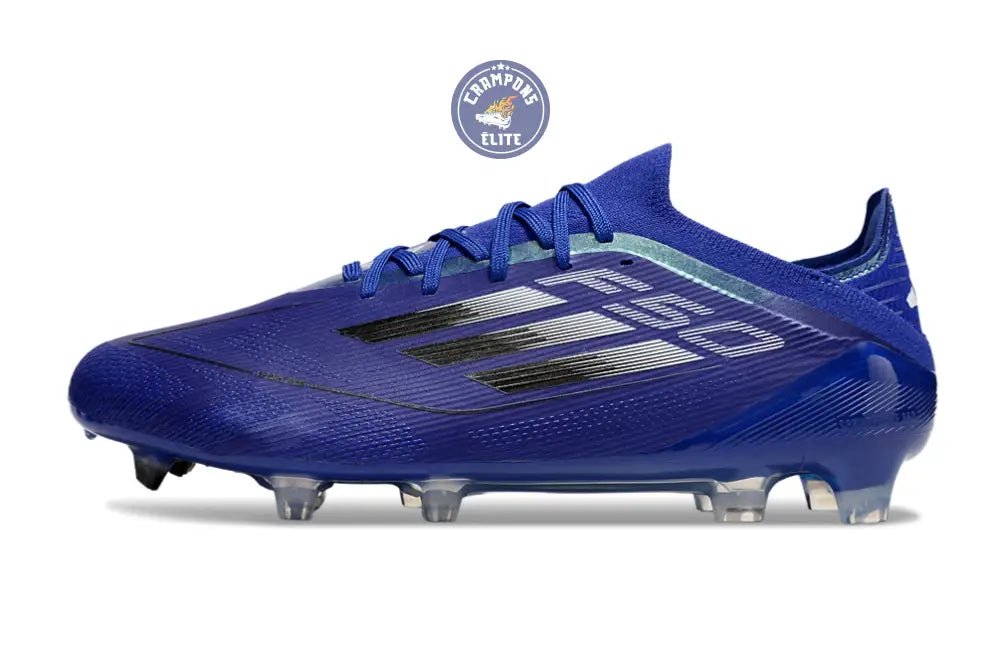 F50 Elite Lacets FG - Bleu/Noir/Argenté