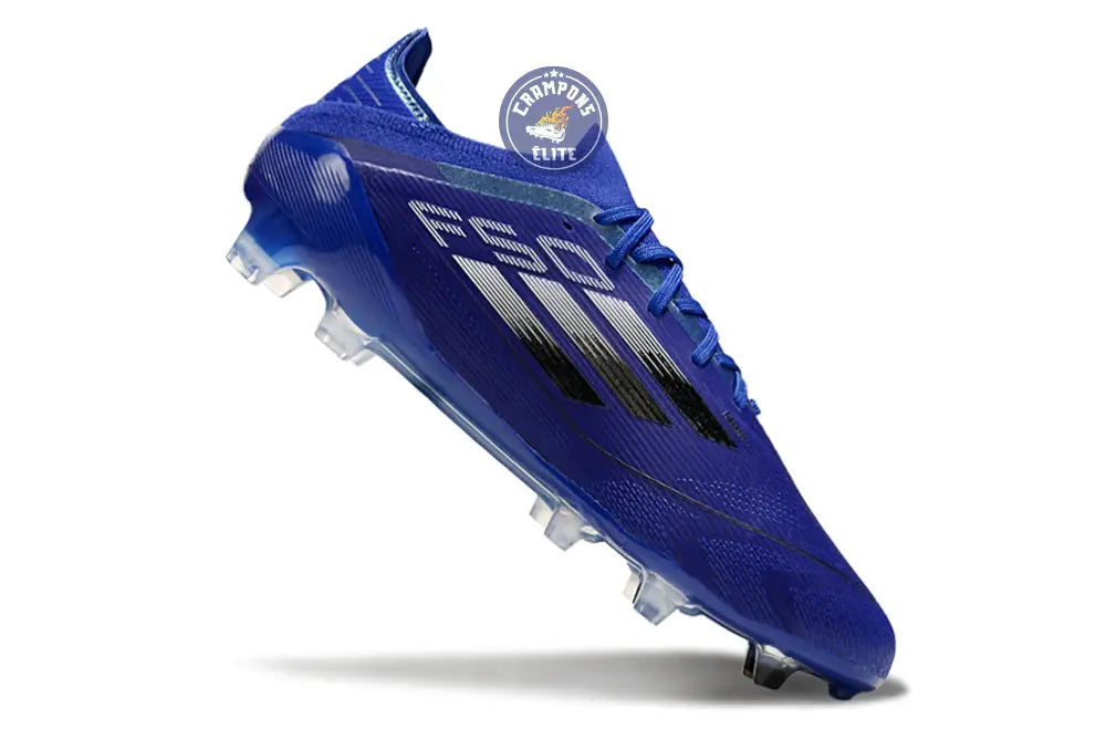 F50 Elite Lacets FG - Bleu/Noir/Argenté