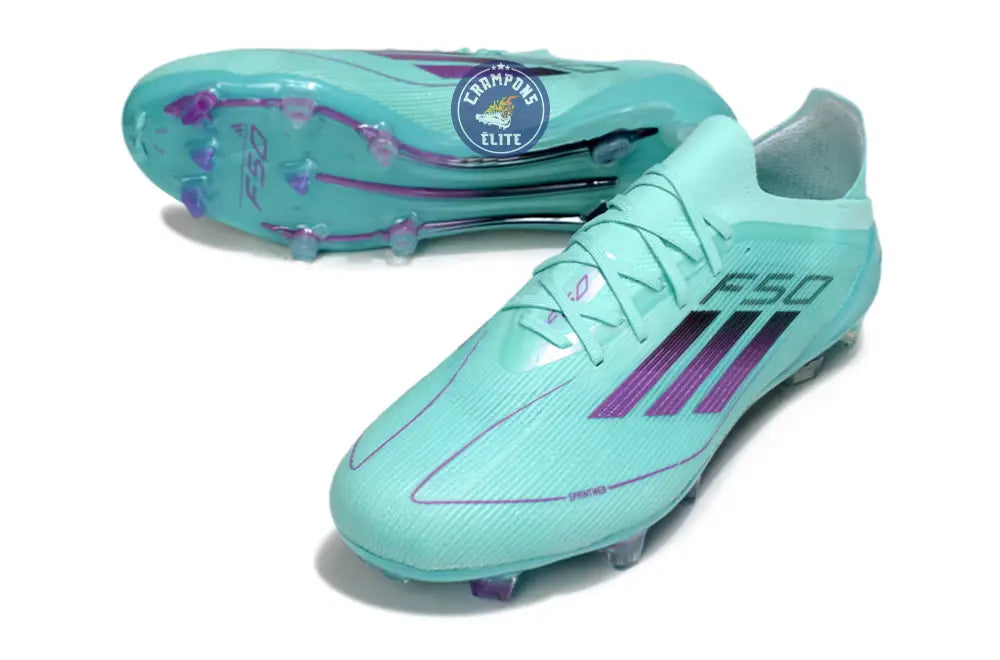 Image of F50 Elite Lacets FG - Bleu Turquoise/Violet