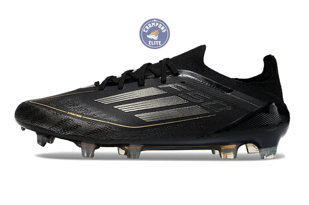 Image of F50 Elite Lacets FG Dark Spark - Noir/Argenté/Doré