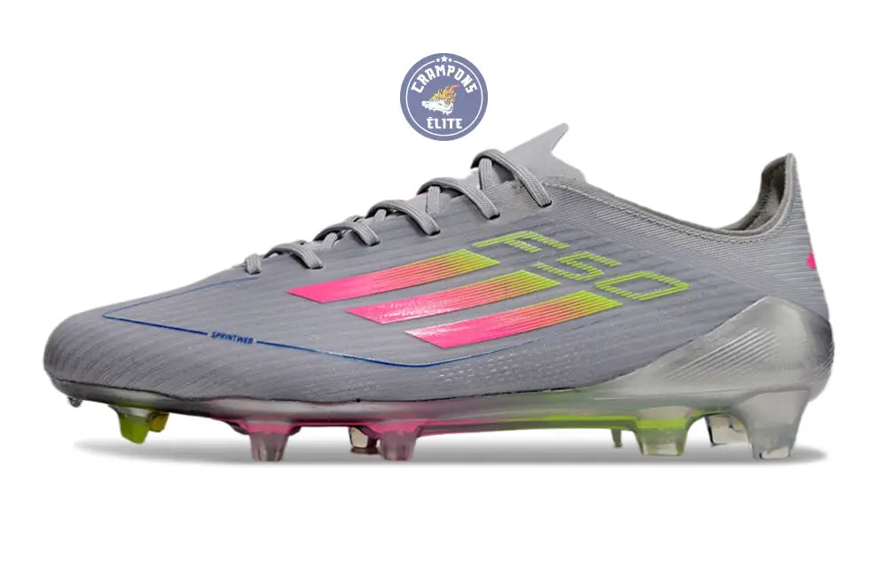 Image of F50 Elite Lacets FG - Gris/Multicolor