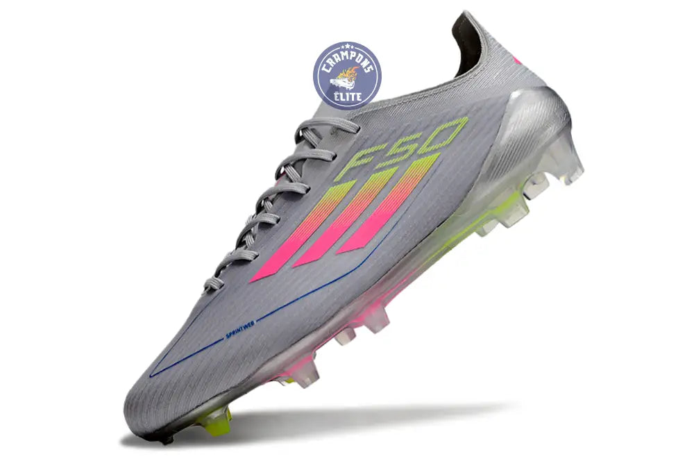 Image of F50 Elite Lacets FG - Gris/Multicolor