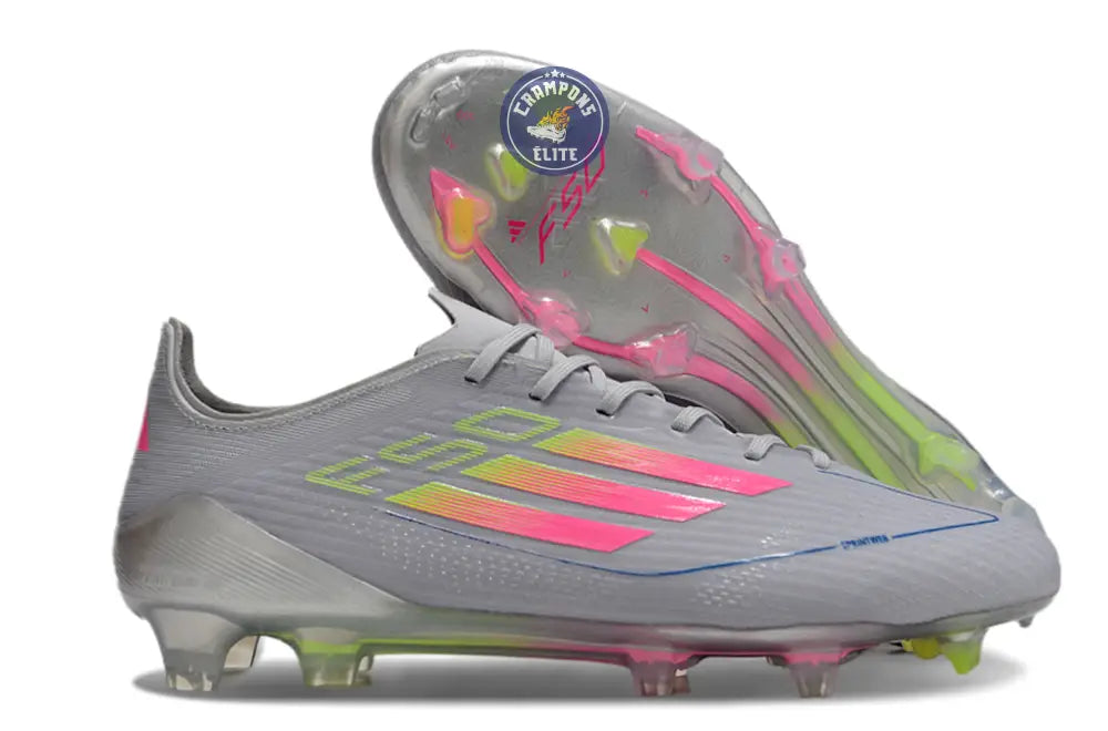 Image of F50 Elite Lacets FG - Gris/Multicolor