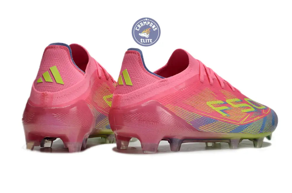 Image of F50 Elite Lacets FG Mystic Victory - Rose/Vert/Blue Fusion