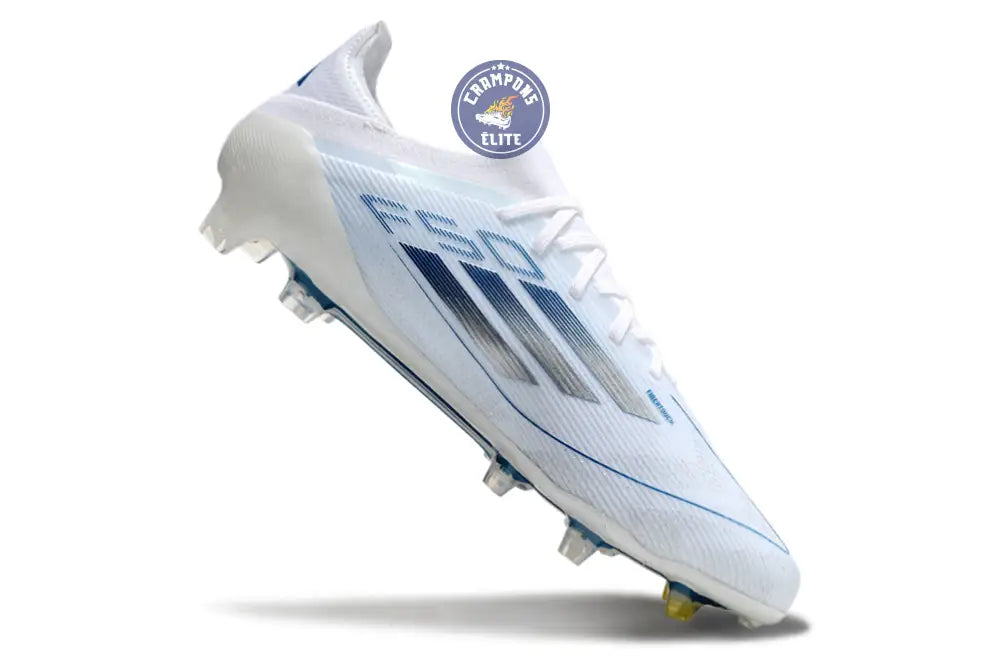 Image of F50 Elite Lacets FG Polar Victory - Blanc/Argenté/Bleu