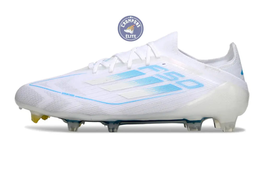 Image of F50 Elite Lacets FG Polar Victory - Blanc/Argenté/Bleu