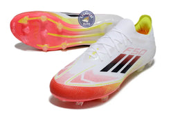 Image of F50 Elite Lacets FG Pure Victory - Blanc/Noir/Jaune