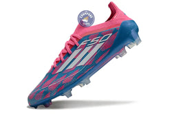 Image of F50 Elite Lacets FG Reemergence - Bleu/Blanc/Rose