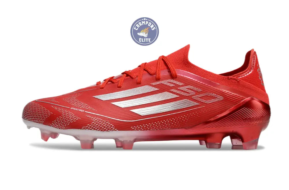 Image of F50 Elite Lacets FG - Rouge/Blanc