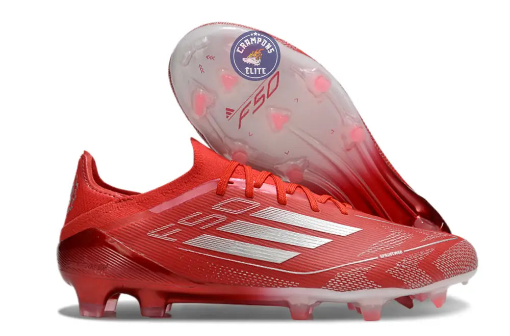 Image of F50 Elite Lacets FG - Rouge/Blanc