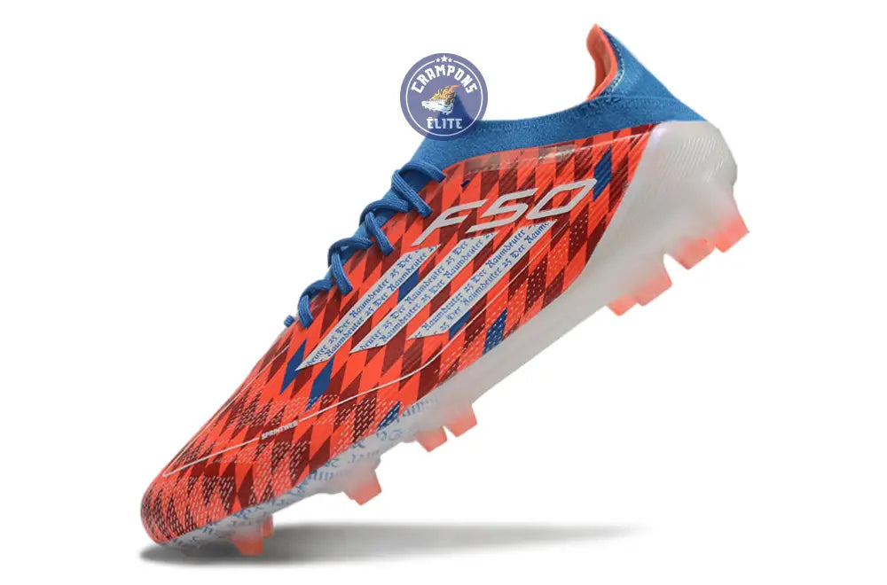 F50 Elite Lacets FG Thomas Müller Raumdeuter - Rouge/Blanc/Bleu ÉDITION LIMITÉE
