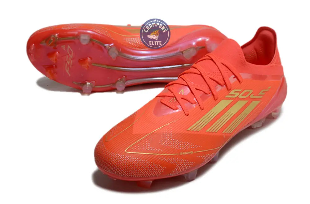 Image of F50 Elite Lacets FG Two Horizons - Rouge/Doré/Rouge ÉDITION LIMITÉE