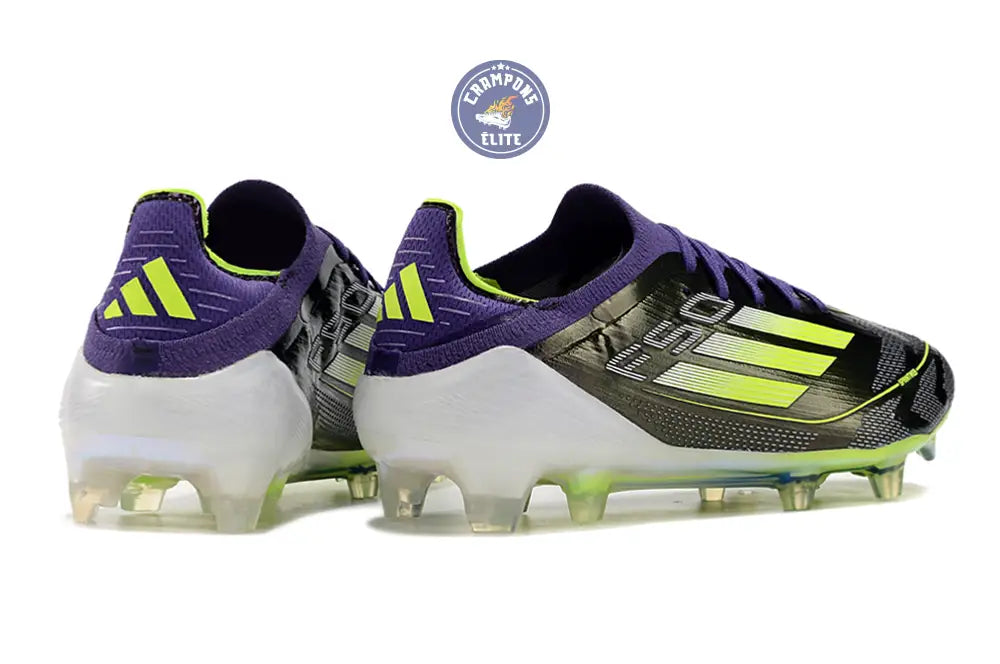 F50 Elite Lacets FG - Violet/Jaune Fluo/Gris