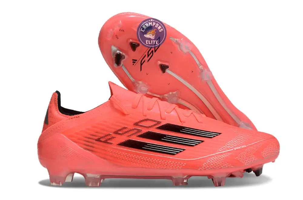 Image of F50 Elite Lacets FG Vivid Horizon - Turbo/Aurora Black/Argenté