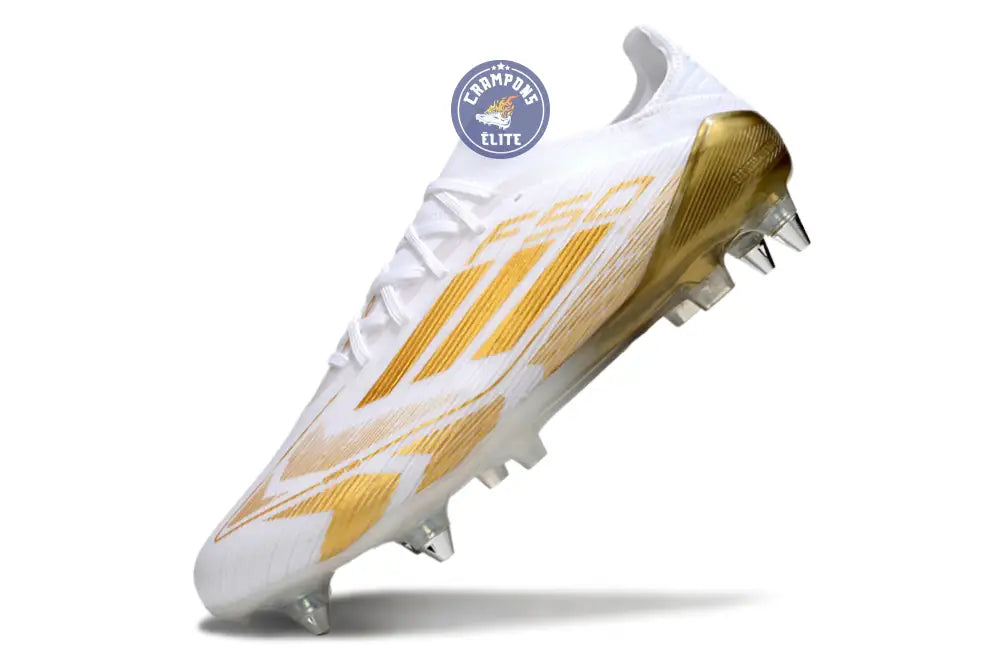 Image of F50 Elite Lacets SG - Blanc/Doré