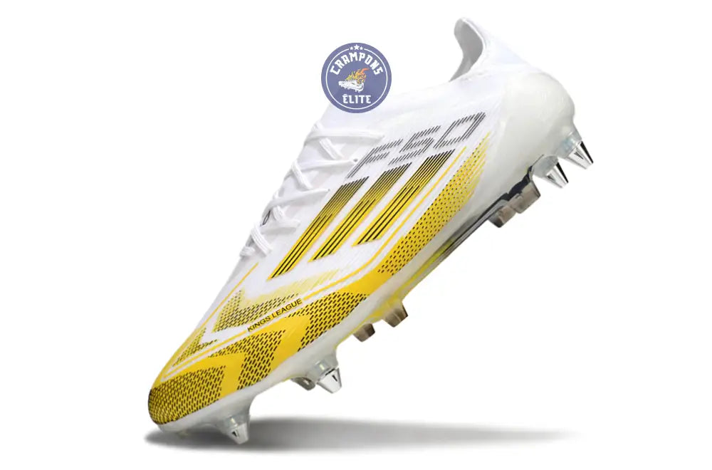 F50 Elite Lacets SG - Blanc/Jaune/Noir