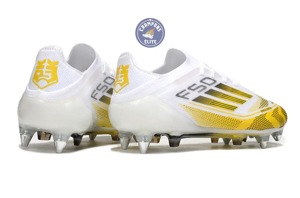 Image of F50 Elite Lacets SG - Blanc/Jaune/Noir