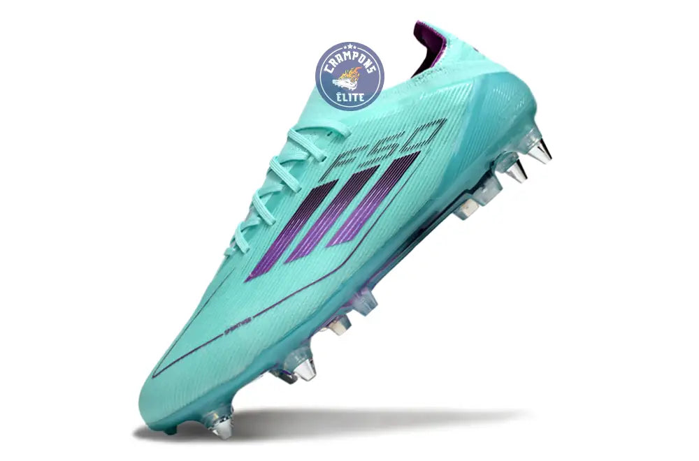 F50 Elite Lacets SG - Bleu Turquoise/Violet