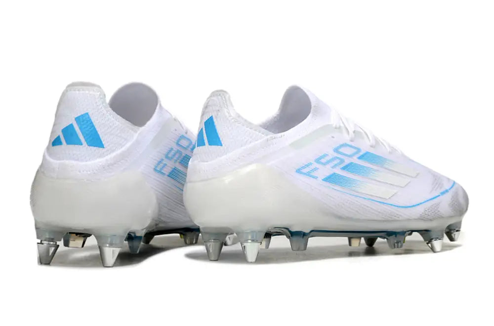 F50 Elite Lacets SG Polar Victory - Blanc/Argenté/Bleu